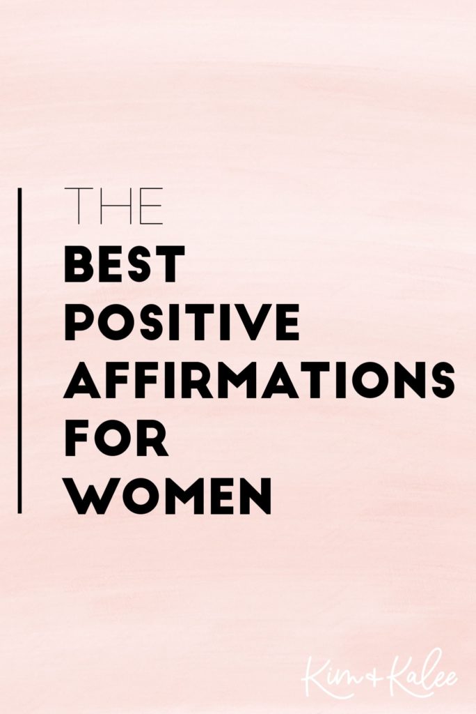 Best Daily List of Positive Affirmations for Women