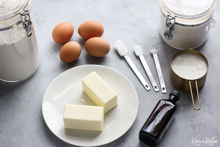 Kentucky Butter Cake Ingredients