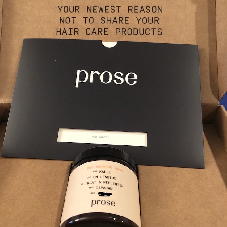 Prose Custom Pre Shampoo Mask Review