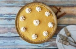 Best Easy Keto Pumpkin Pie Recipe with Heavy Cream & Almond Flour Crust