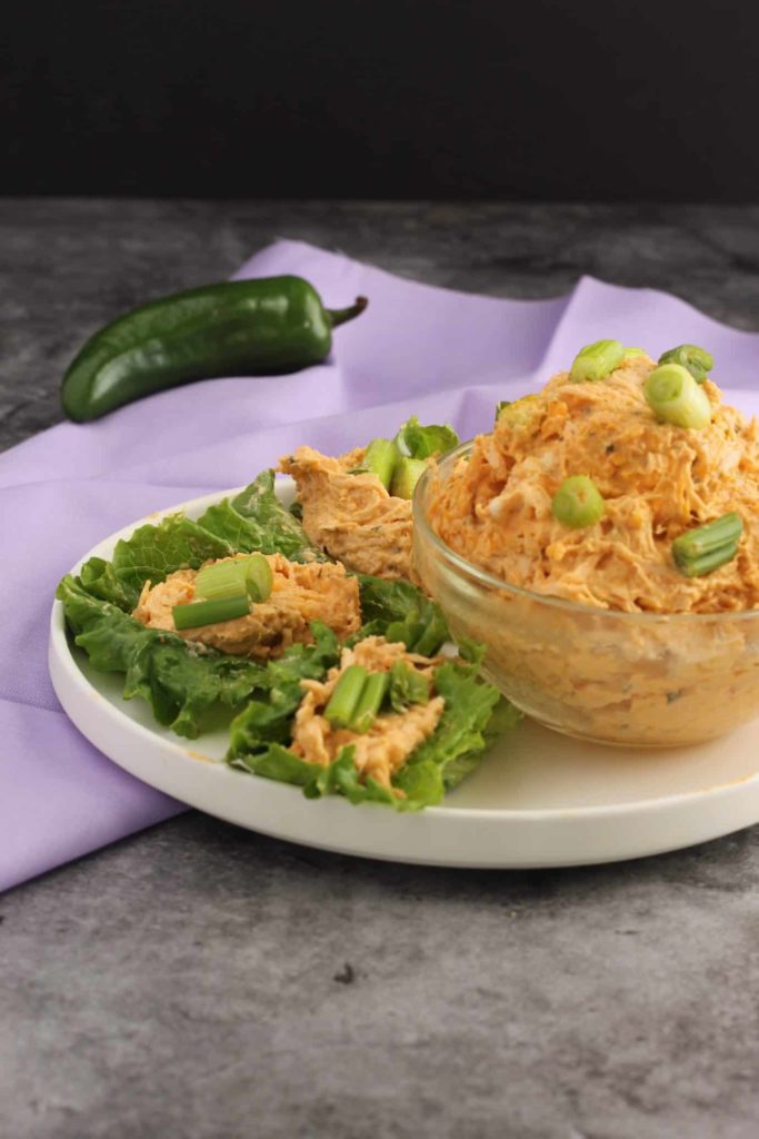 buffalo chicken lettuce wraps