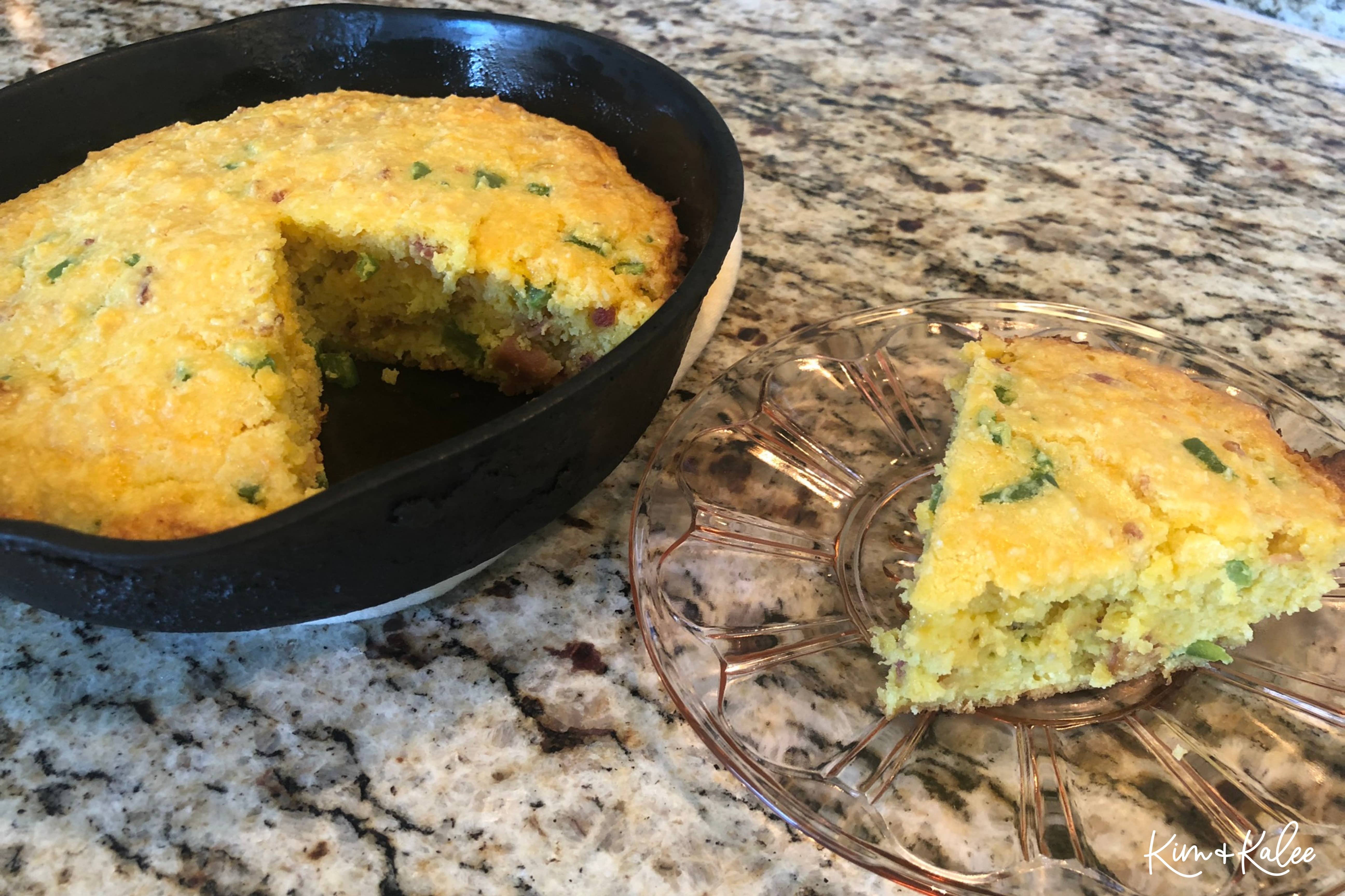 Low Carb Keto Cornbread Recipe with Jalapeños
