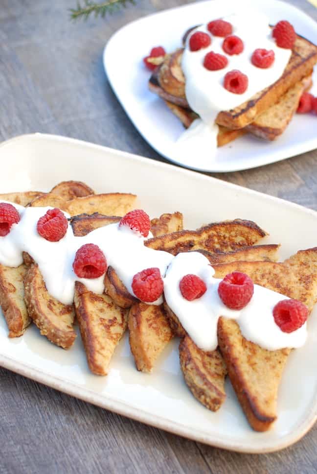 Egg Nog French Toast Slices