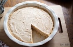 recipe card best keto peanut butter pie