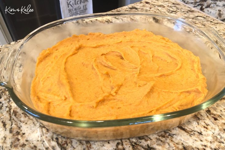 smashed sweet potatoes