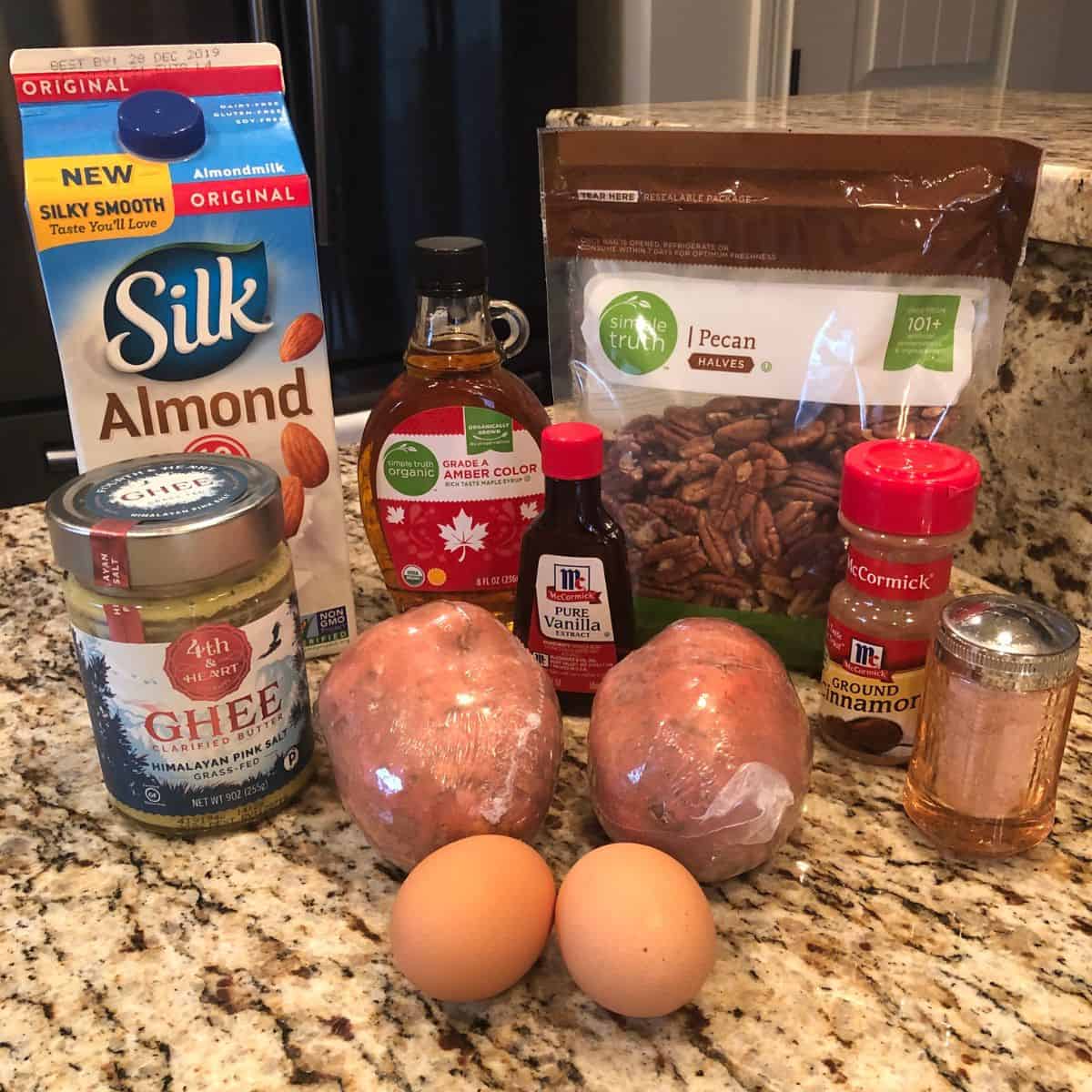 gluten free sweet potato casserole ingredients