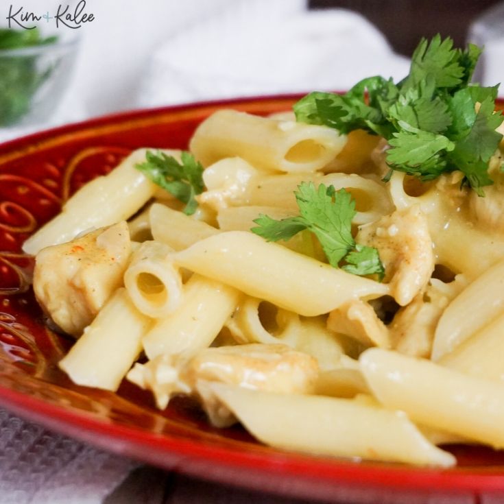 Healthy Jerk Chicken Pasta on the Stove