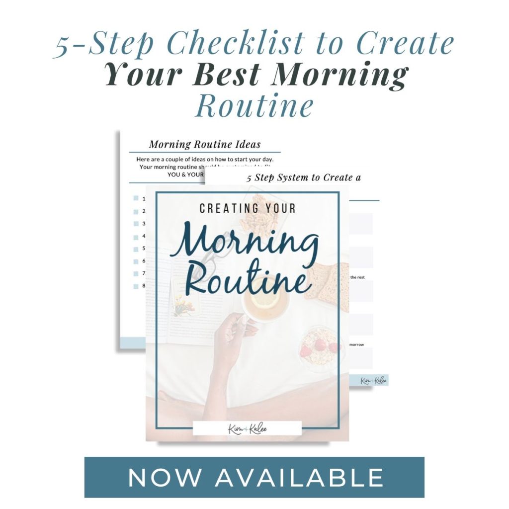 Sample Quick Start Guide for a Morning Routine Checklist