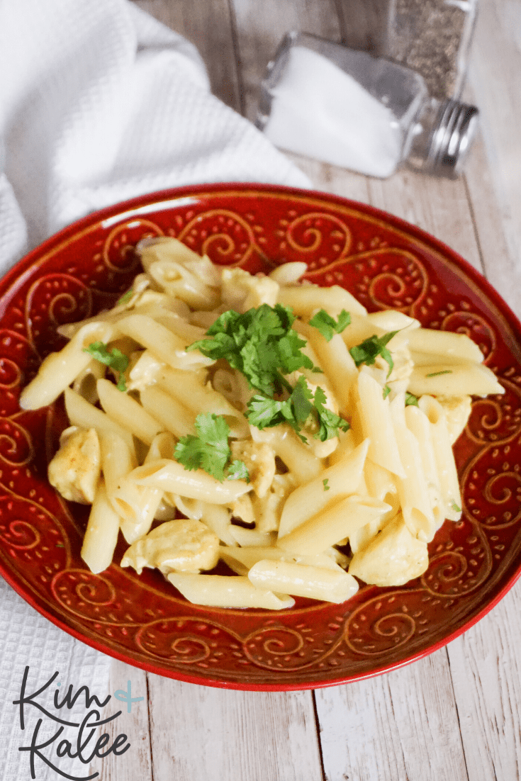 jerk chicken pasta dinner