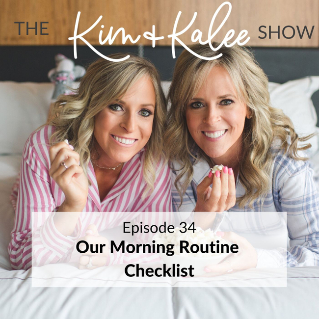 morning routine checklist podcast cover