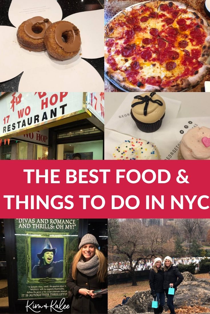 Collage of foods from our favorite NYC Restaurants