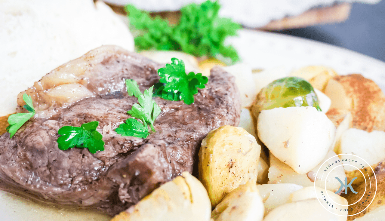 garlic steak and potato foil packs