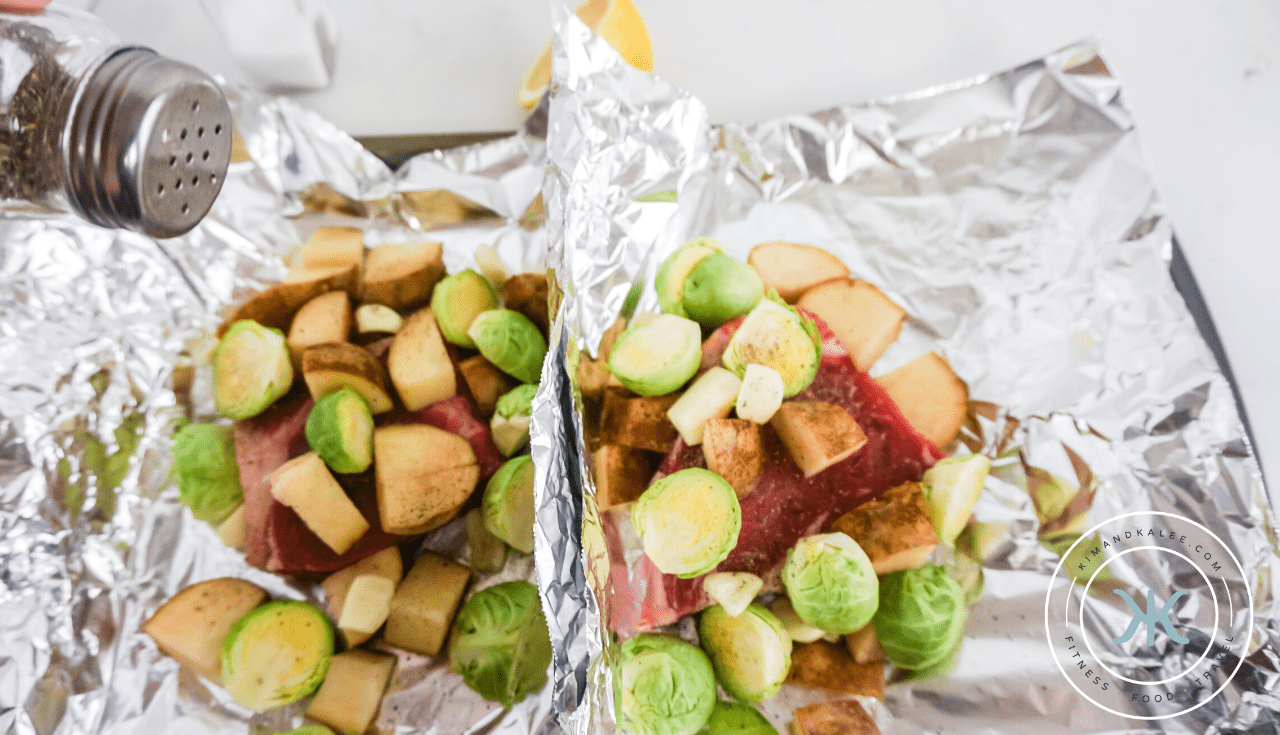 steak and potato foil packets