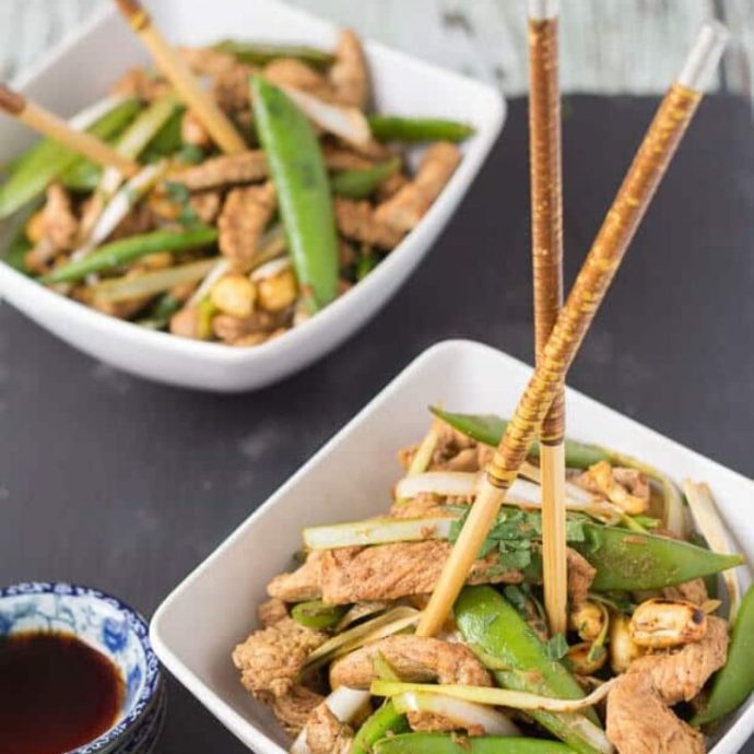 chicken stir fry for two