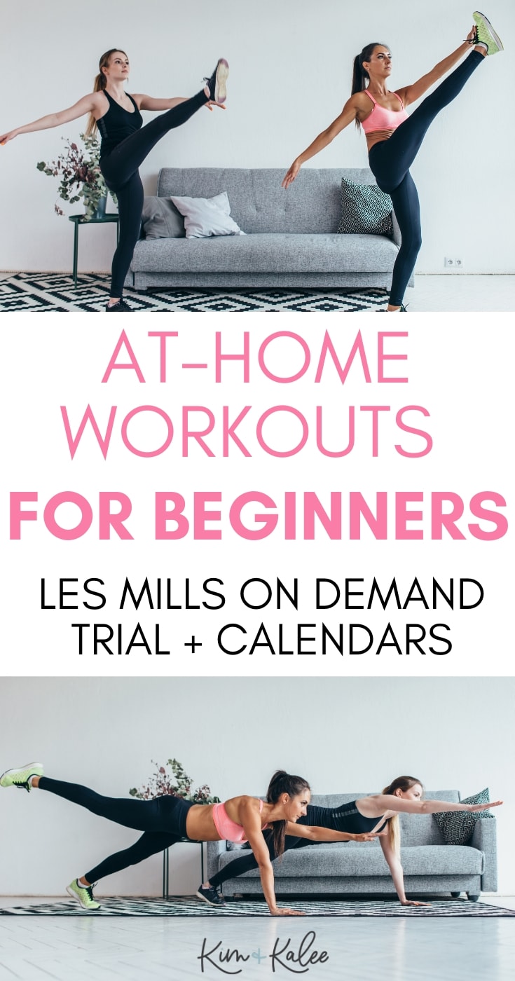 two women doing LES MILLS for Beginners Workouts