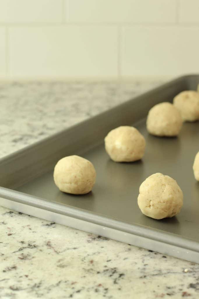 pecan thumbprint cookies batter