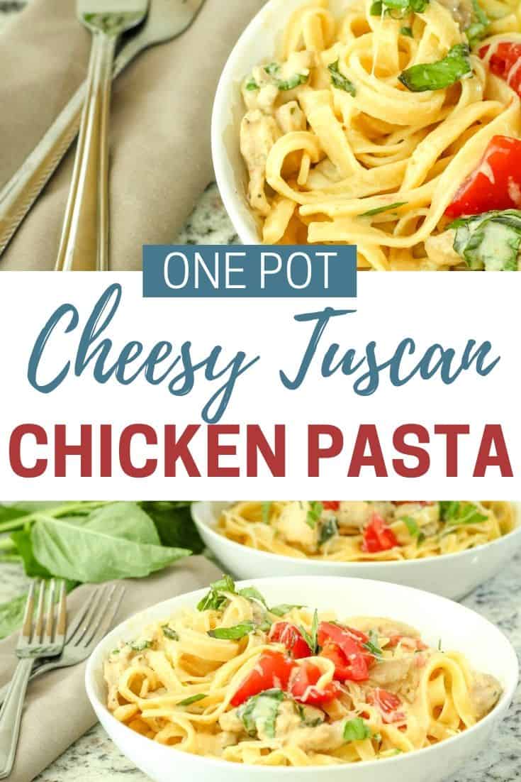 One Pot Italian Pasta and Chicken