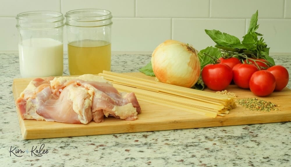 tuscan chicken pasta ingredients