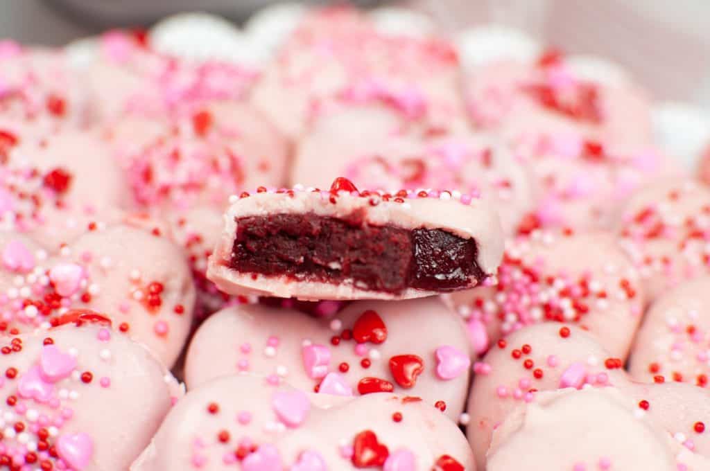 Cake Mix Instant Pot Valentine Truffle Hearts