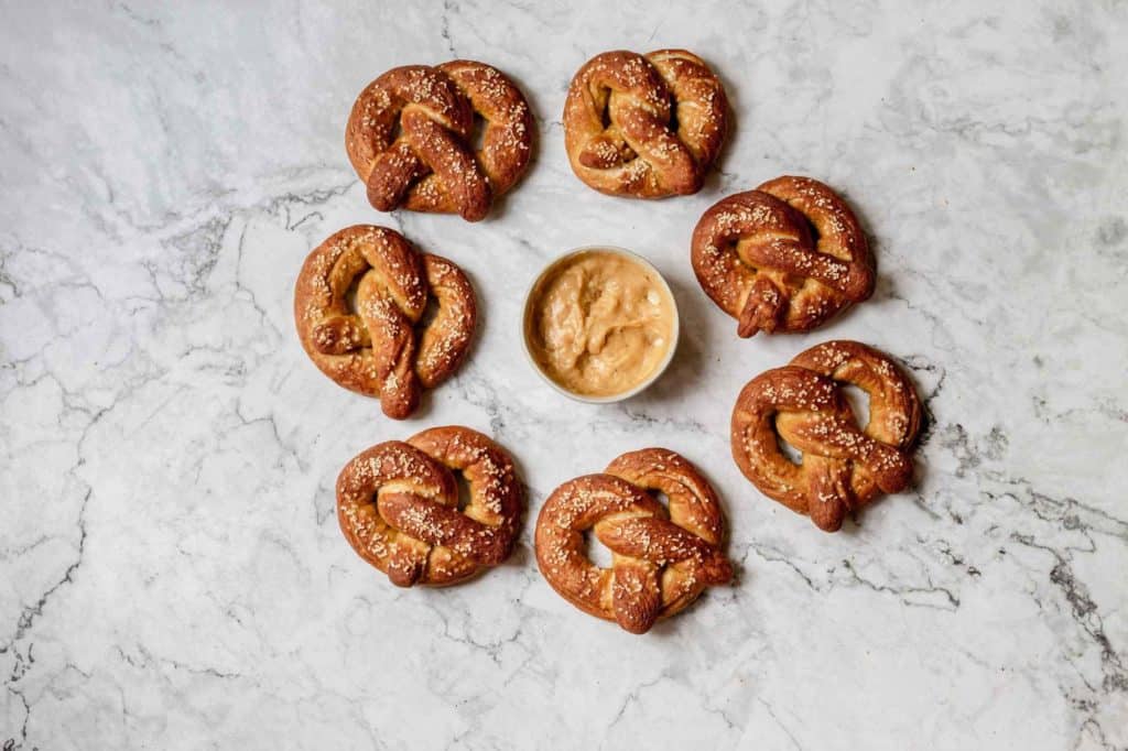 sourdough pretzels