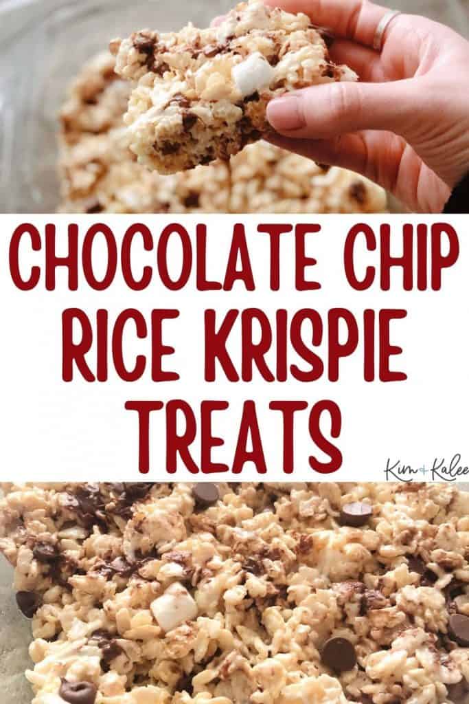 Rice Krispie Treats with Chocolate Chips Recipe