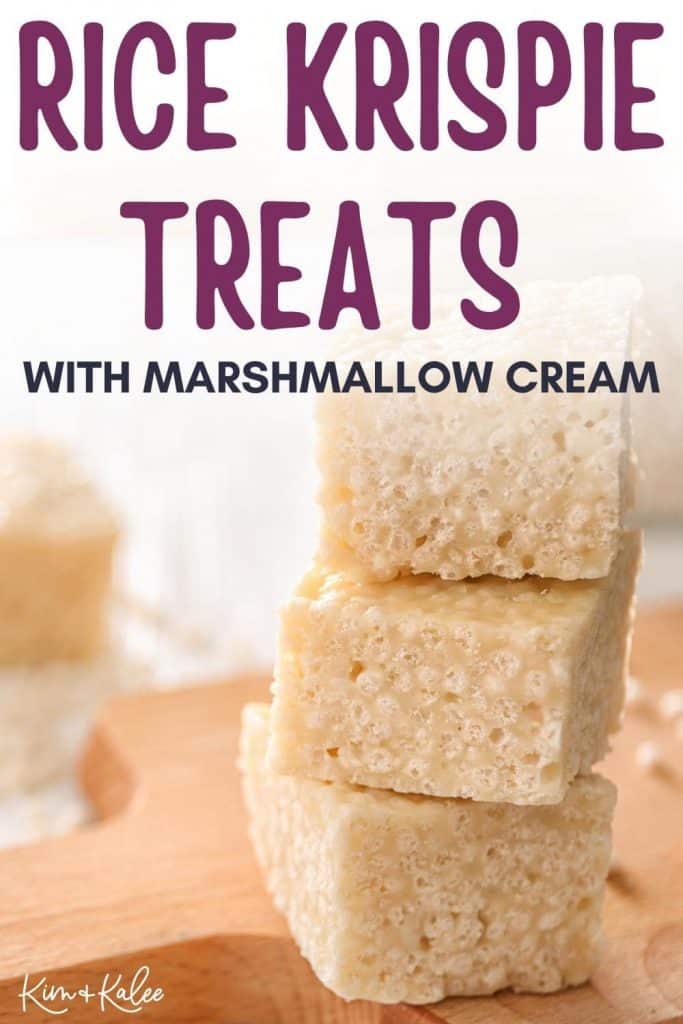 rice crispy treat recipe with marshmallow fluff