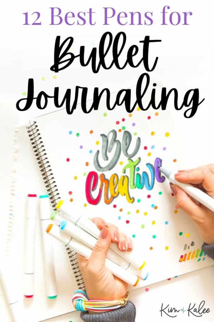 Best Pens for Bullet Journal