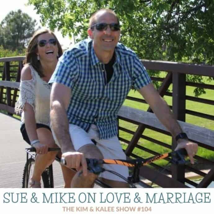 Sue & Mike on tandem bike riding