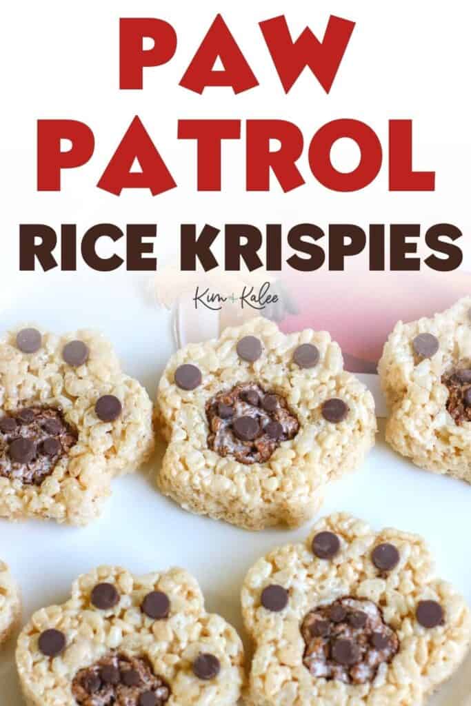 paw patrol rice krispies