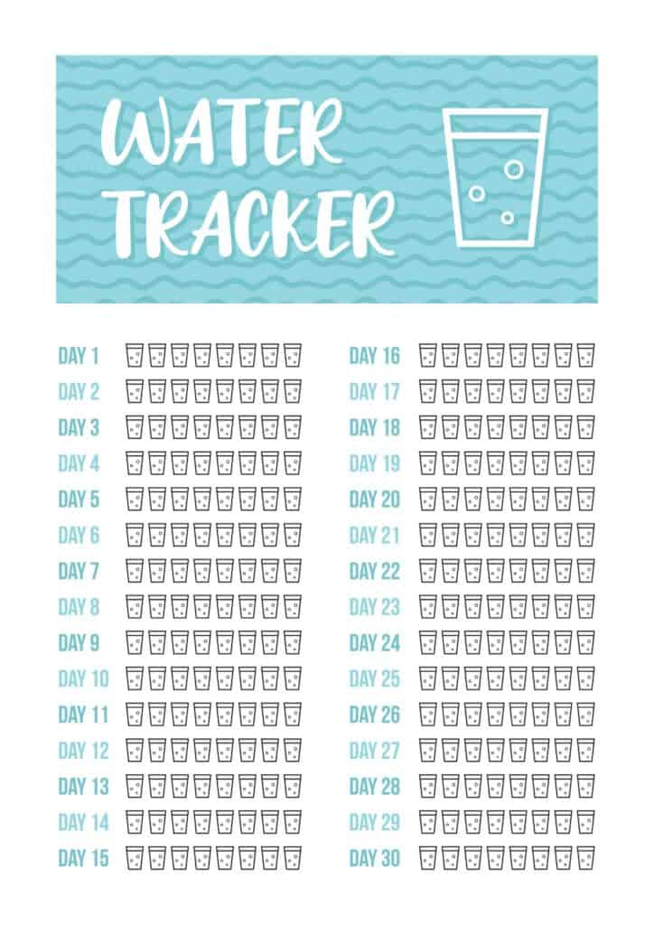 water intake tracker