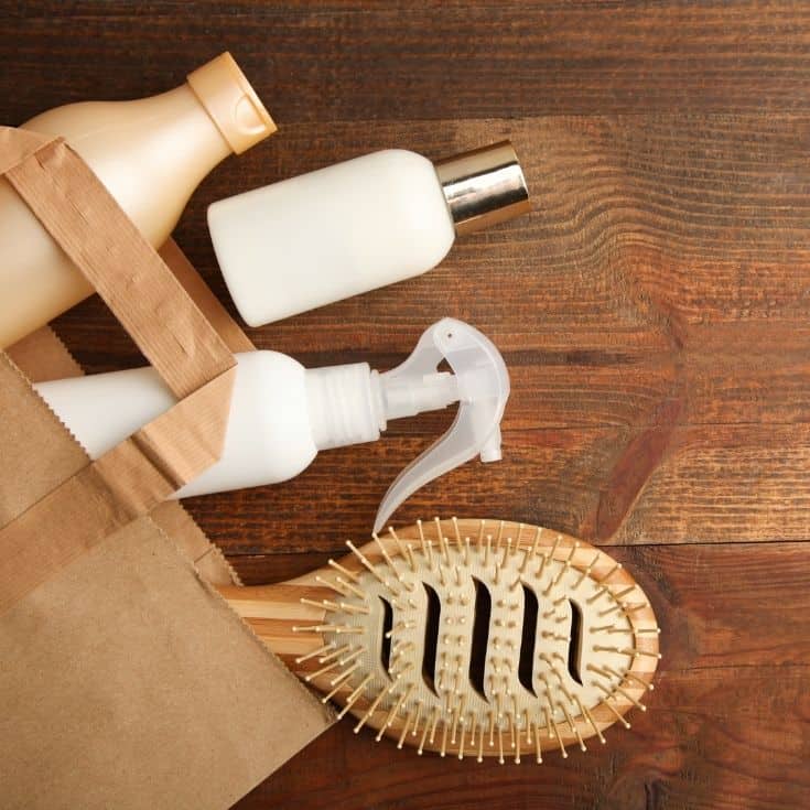 self care package idea for boyfriend (shampoo, brush, conditioner, soap)