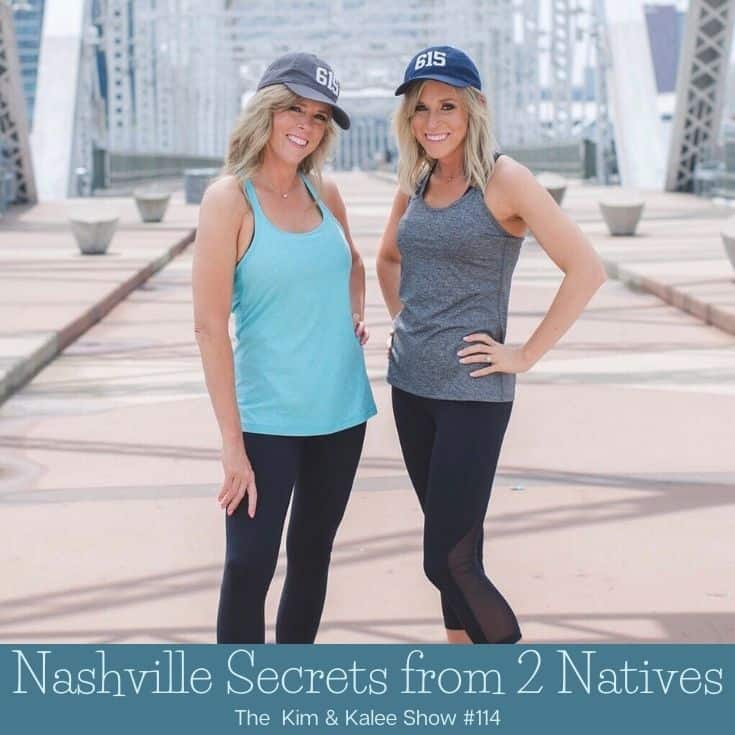 kim & kalee on Nashville pedestrian bridge