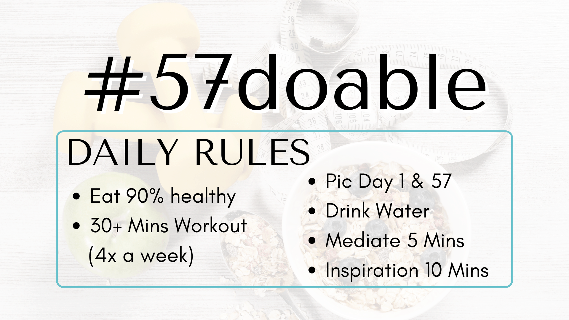 75 Soft Challenge is the 57 Doable