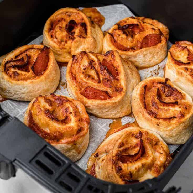 Image for Homemade Air Fryer Pizza Rolls