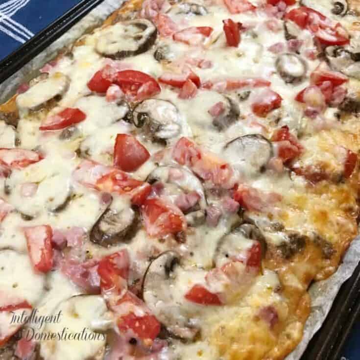 Image for Easy Homemade Three Meat Pizza