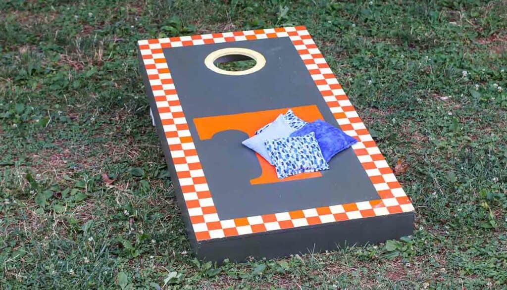 corn hole bags are a great teacher gift idea for men