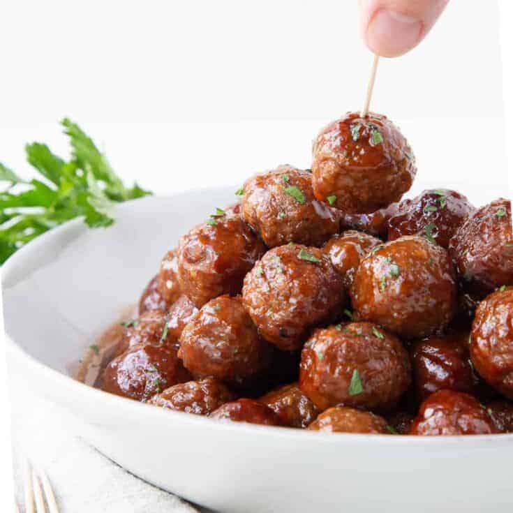 Image for Crockpot BBQ Meatballs