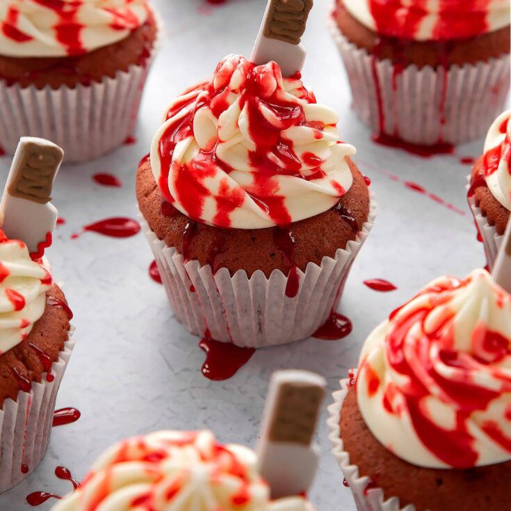 Image for Red Velvet Halloween Cupcakes