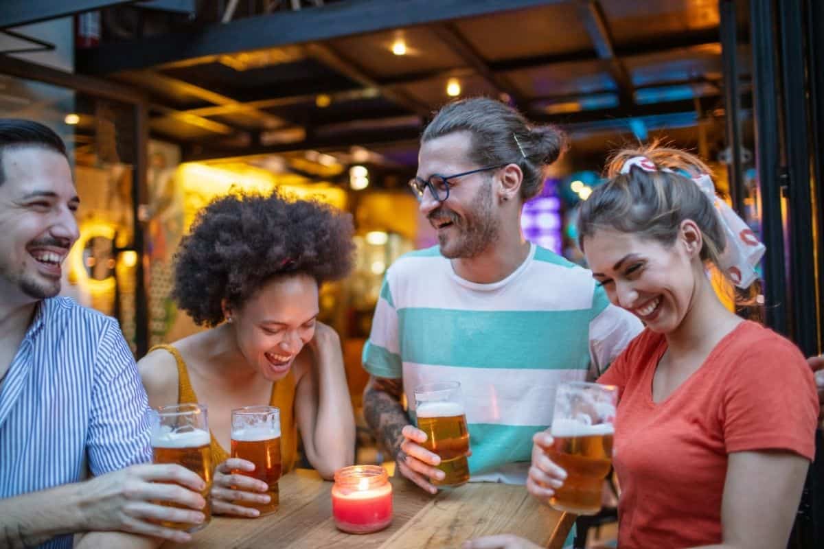 beer tasting party with you and 3 friends is a great 21st birthday idea