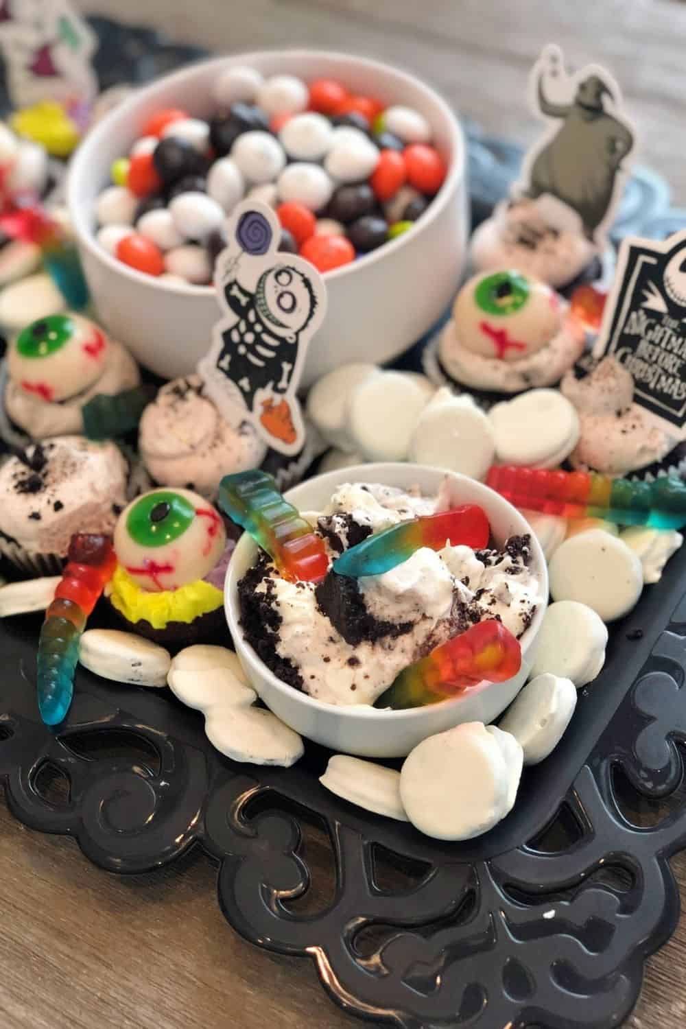 nightmare before Christmas cake toppers for the tray