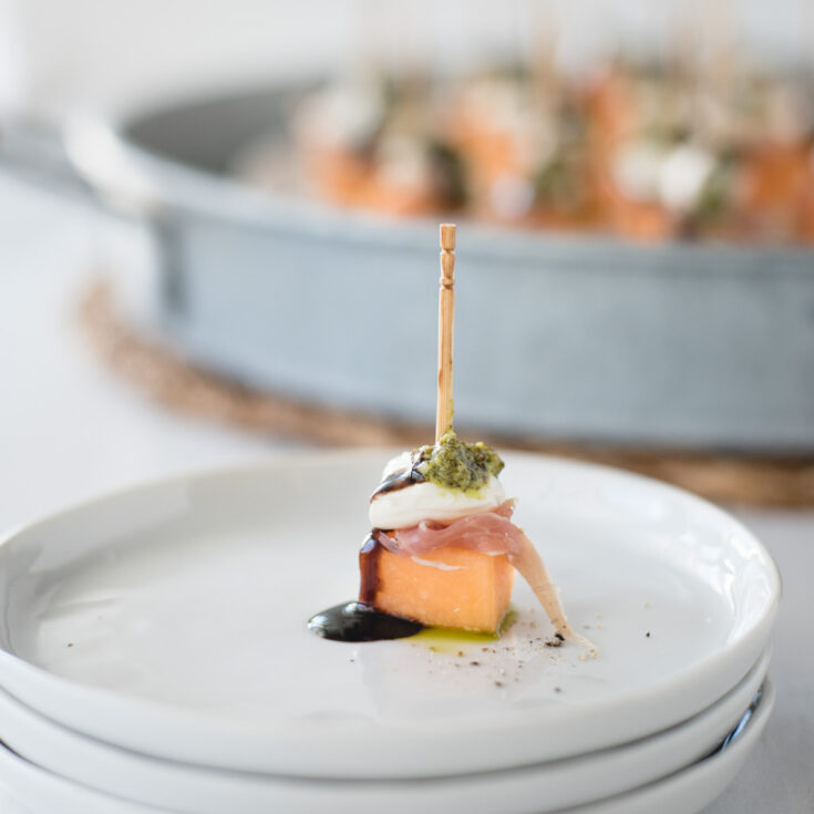 Image for Prosciutto Melon Skewers