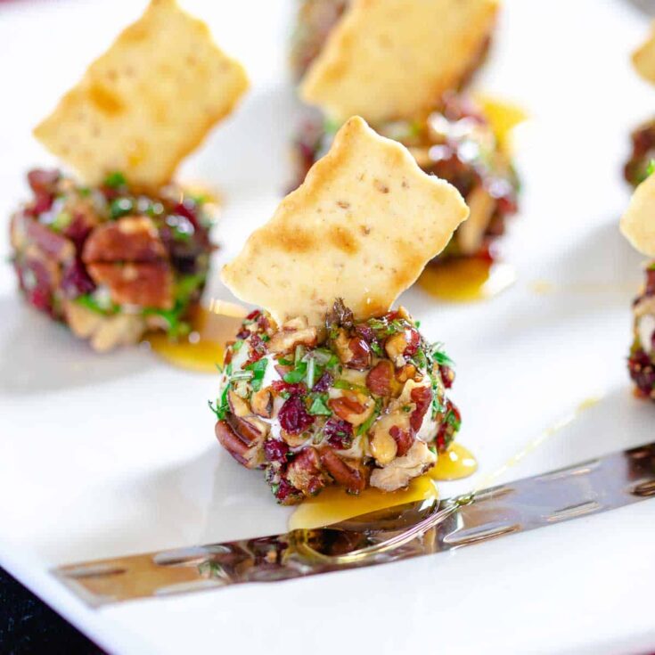 Image for Cranberry Pecan Cheese Balls Appetizer
