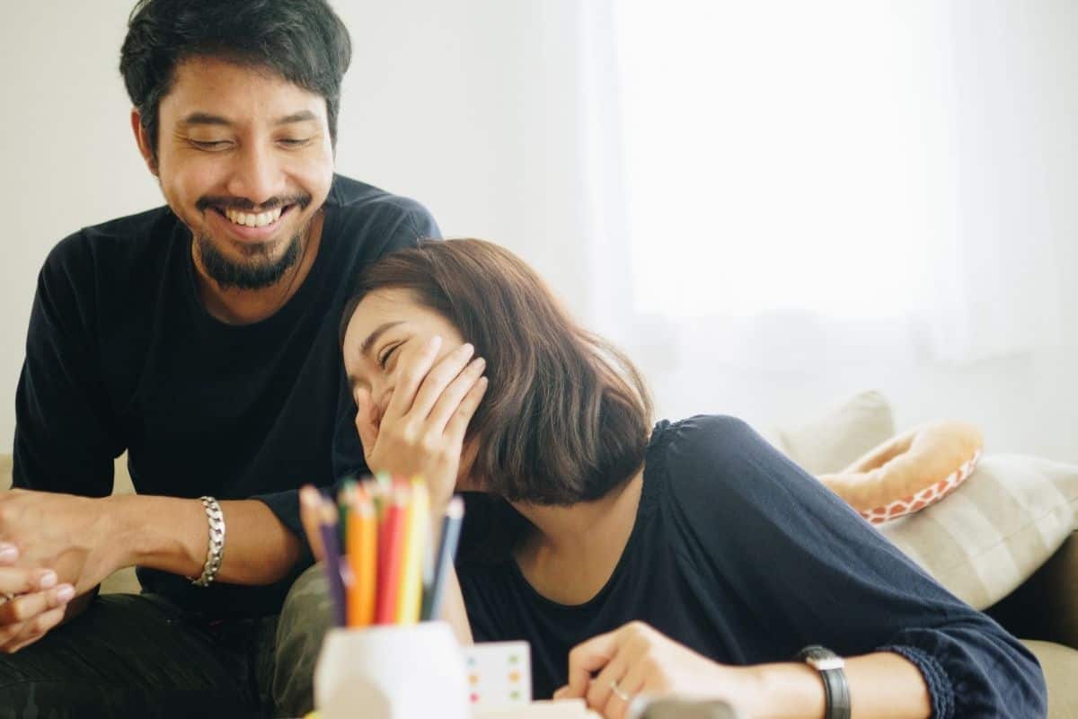 couple playing together