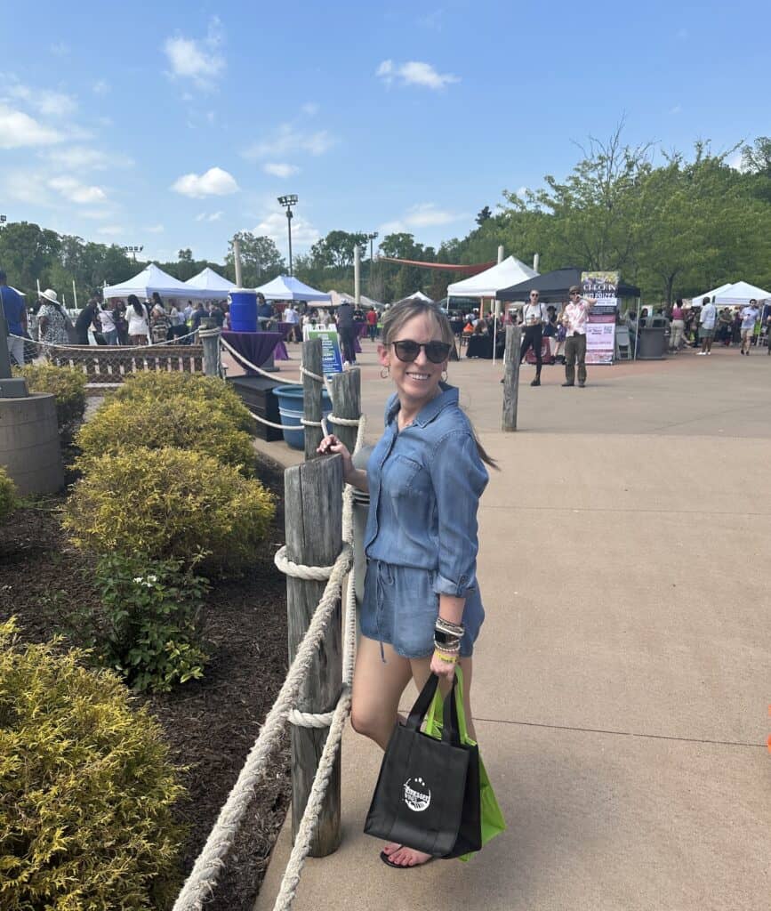 Kalee at the Sip TN Wine Festival Nashville 2023