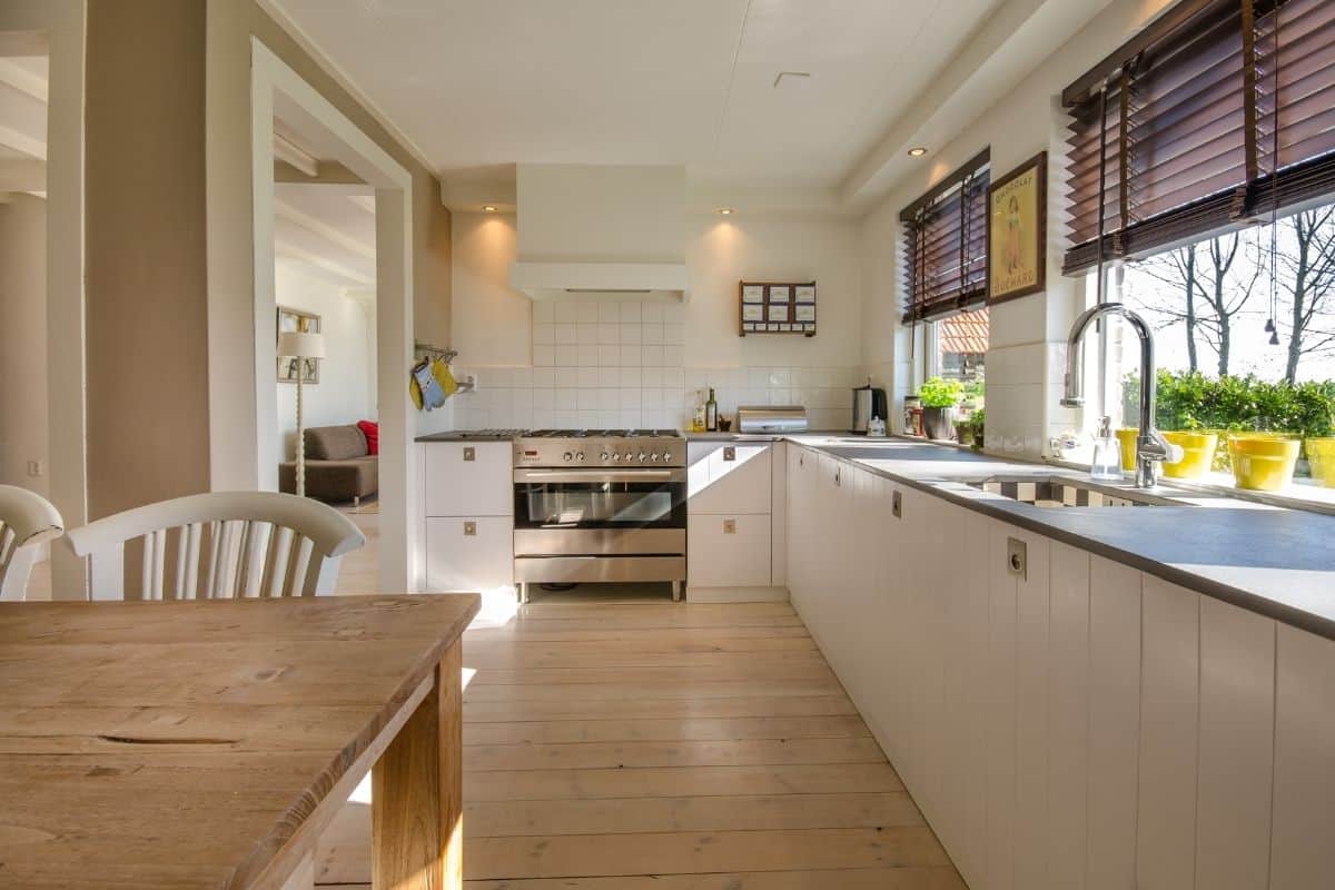 a clean kitchen