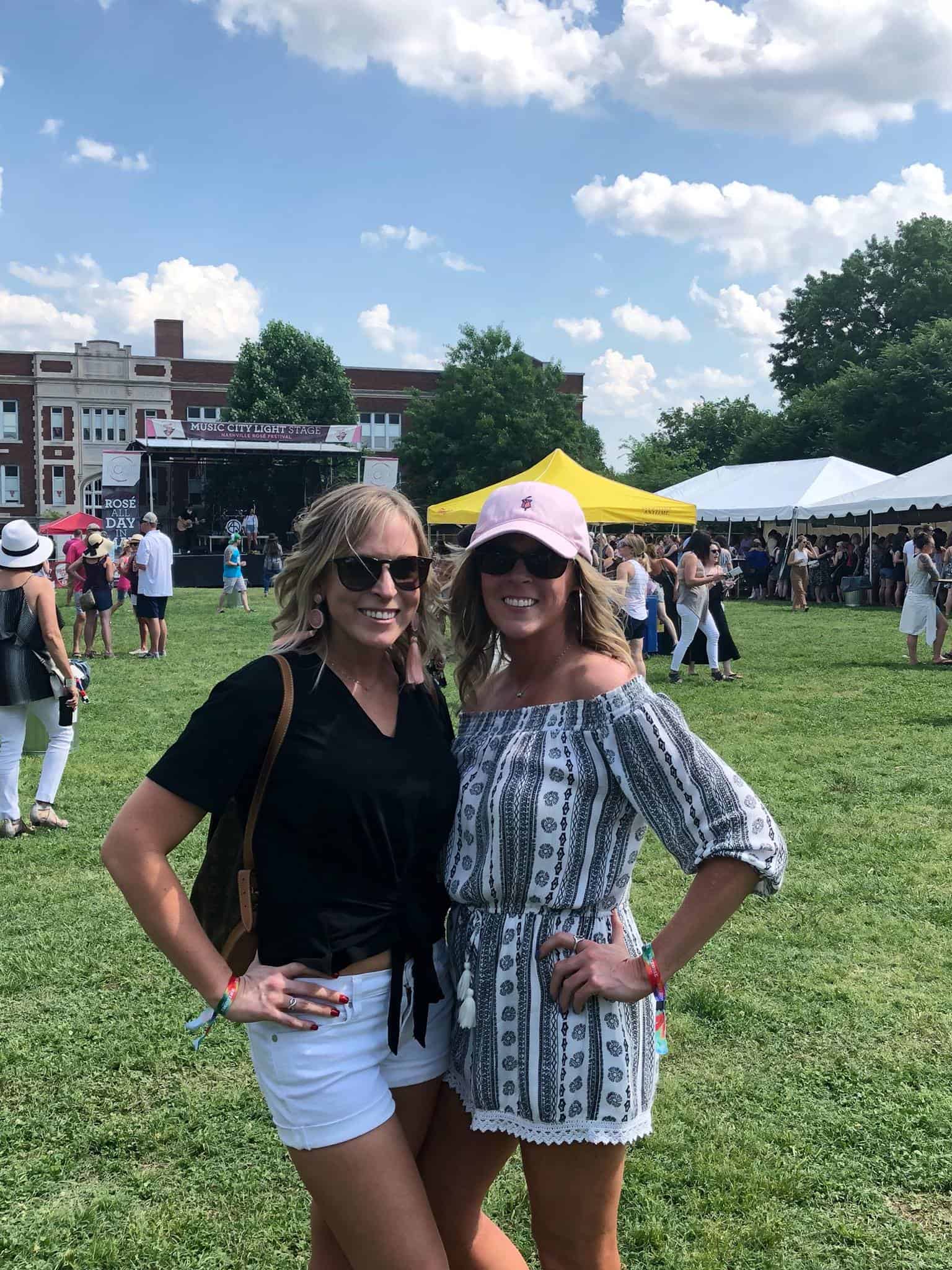 kim and kalee at nashville rose festival