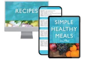 sneak peek at the simple healthy meals printable