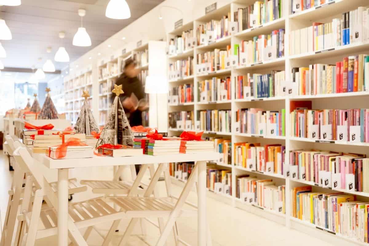 inside a bookstore