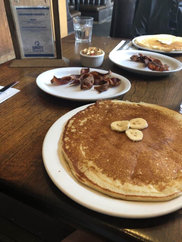 RIP Charley's in Maui - pancake and bacon