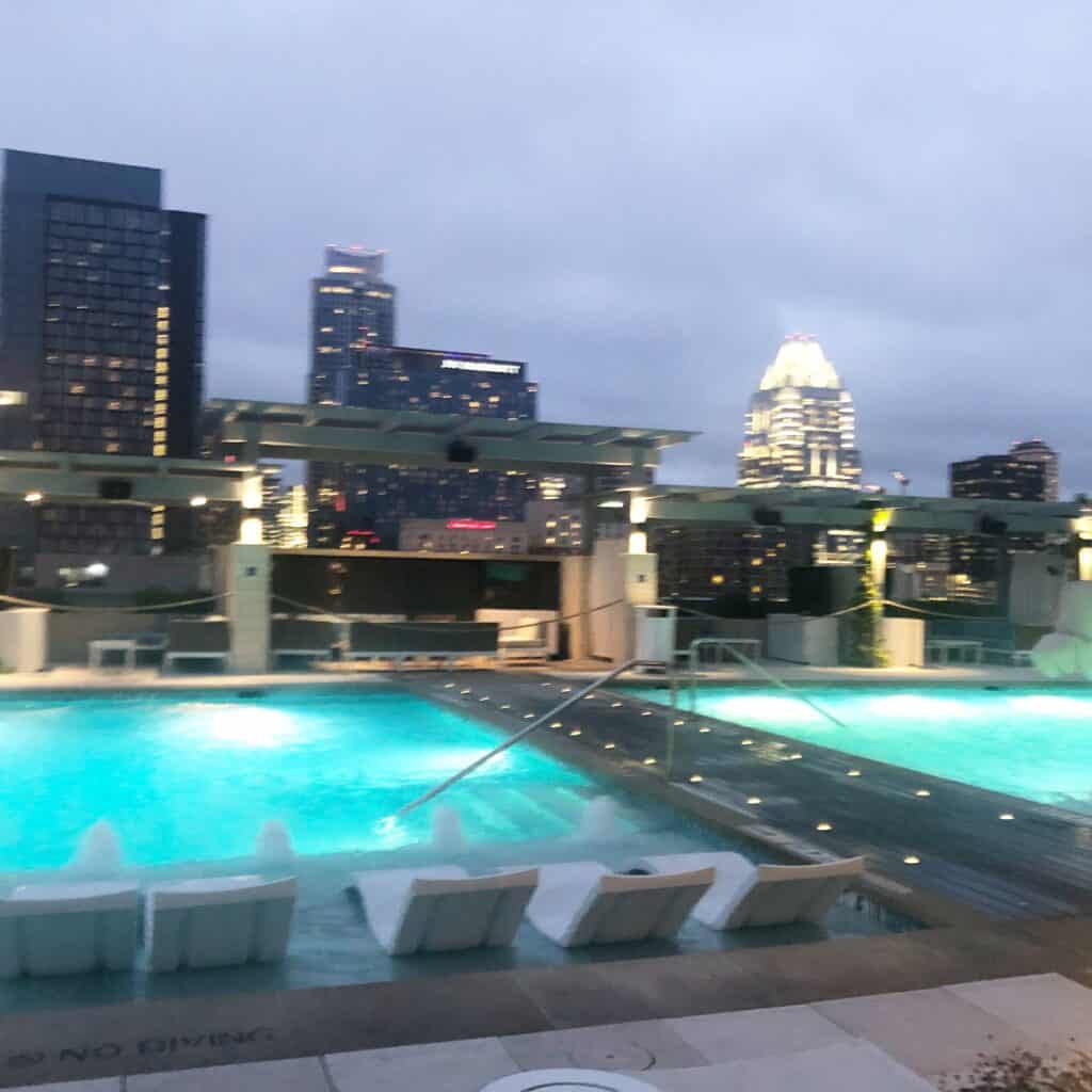 Fairmont Austin's Roof Top Pool